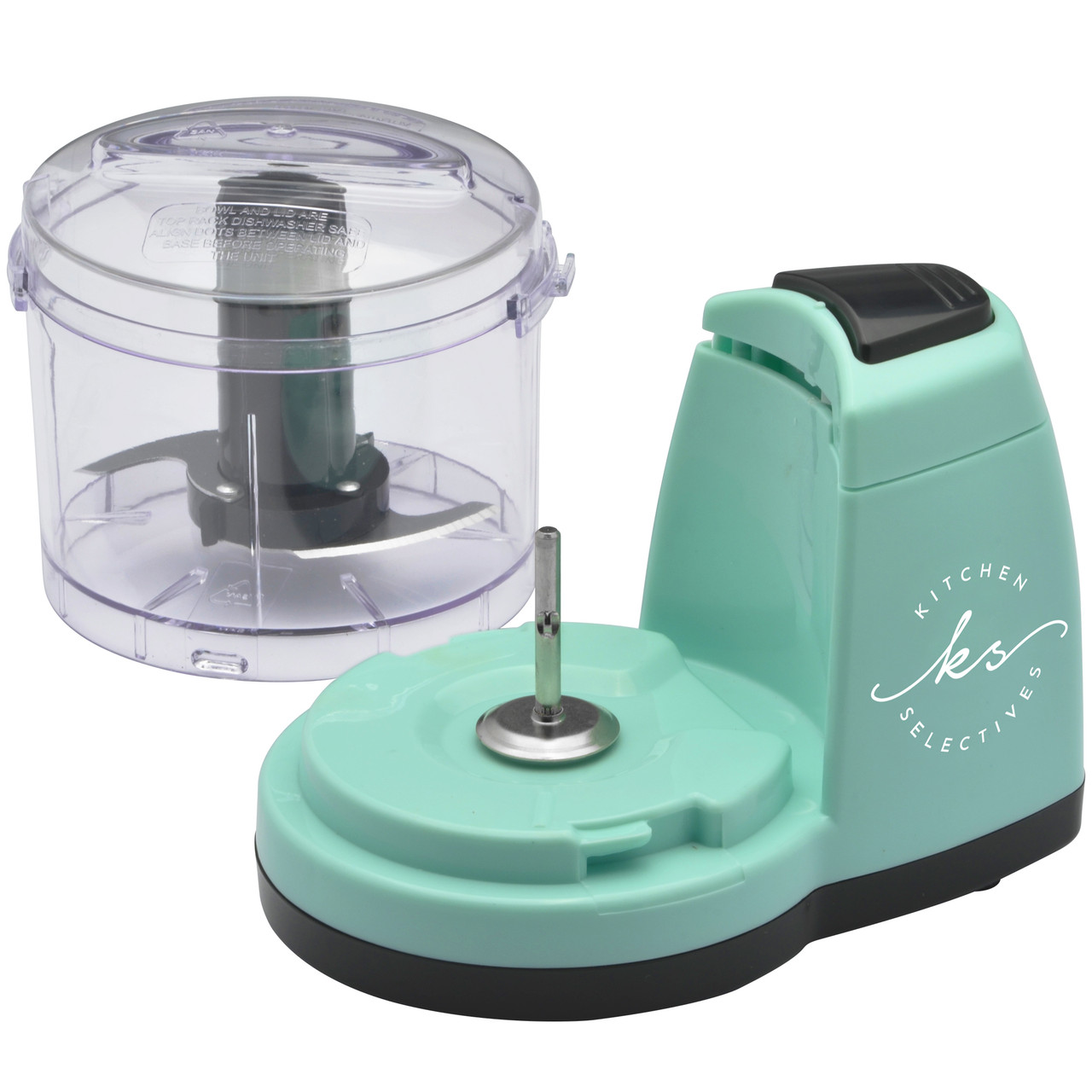 Hq Mighty Prep Chopper And Whipper With Extra Bowl And Lid Model 673-137  Manufacturer Refurbished Teal : Target