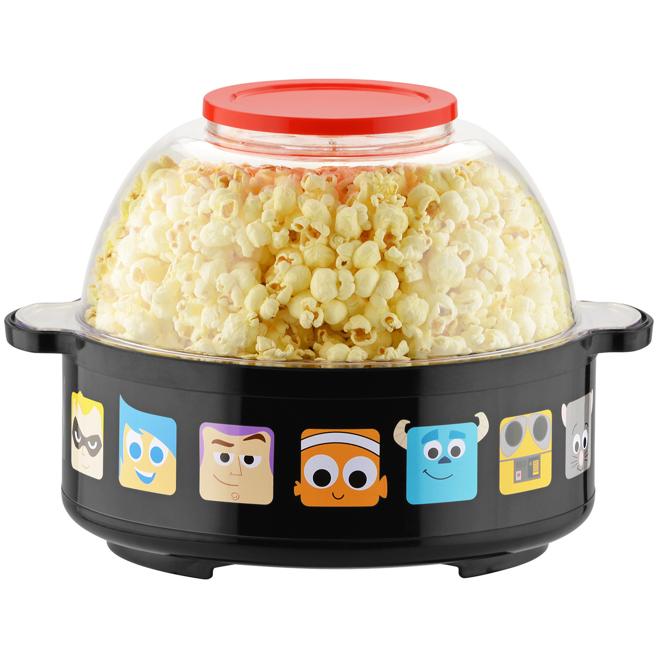 Popcorn Maker Healthy Electric Hot Air Popper Machine 1200 W Red/Black