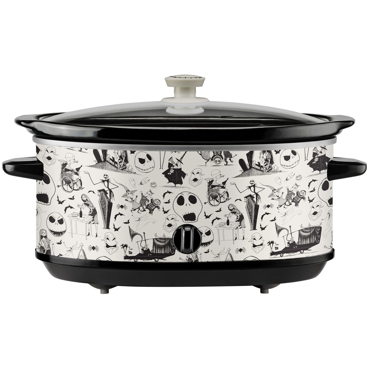 Nightmare Before Christmas 7-Quart Sketch Pattern Slow Cooker