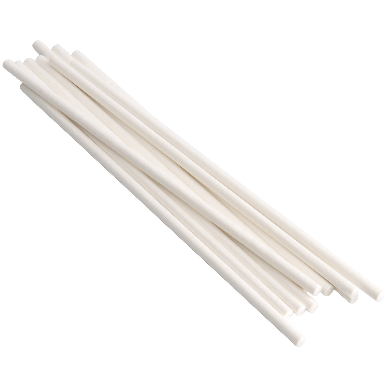 Generic 200 Count White Lollipop Sticks 6 Inch,Paper Treat Stick