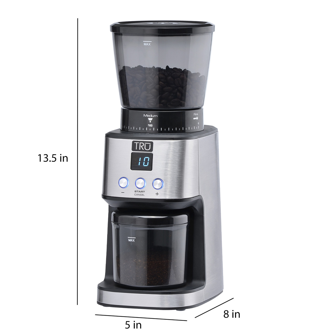 Gift set filter 3: manual coffee grinder + French press (3 sizes  selectable) + coffee beans
