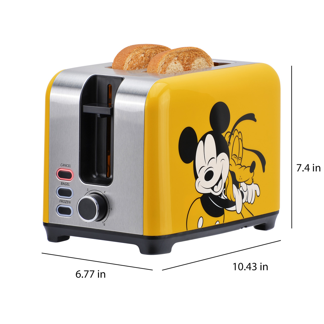 Mickey & Pluto 2-Slice Toaster