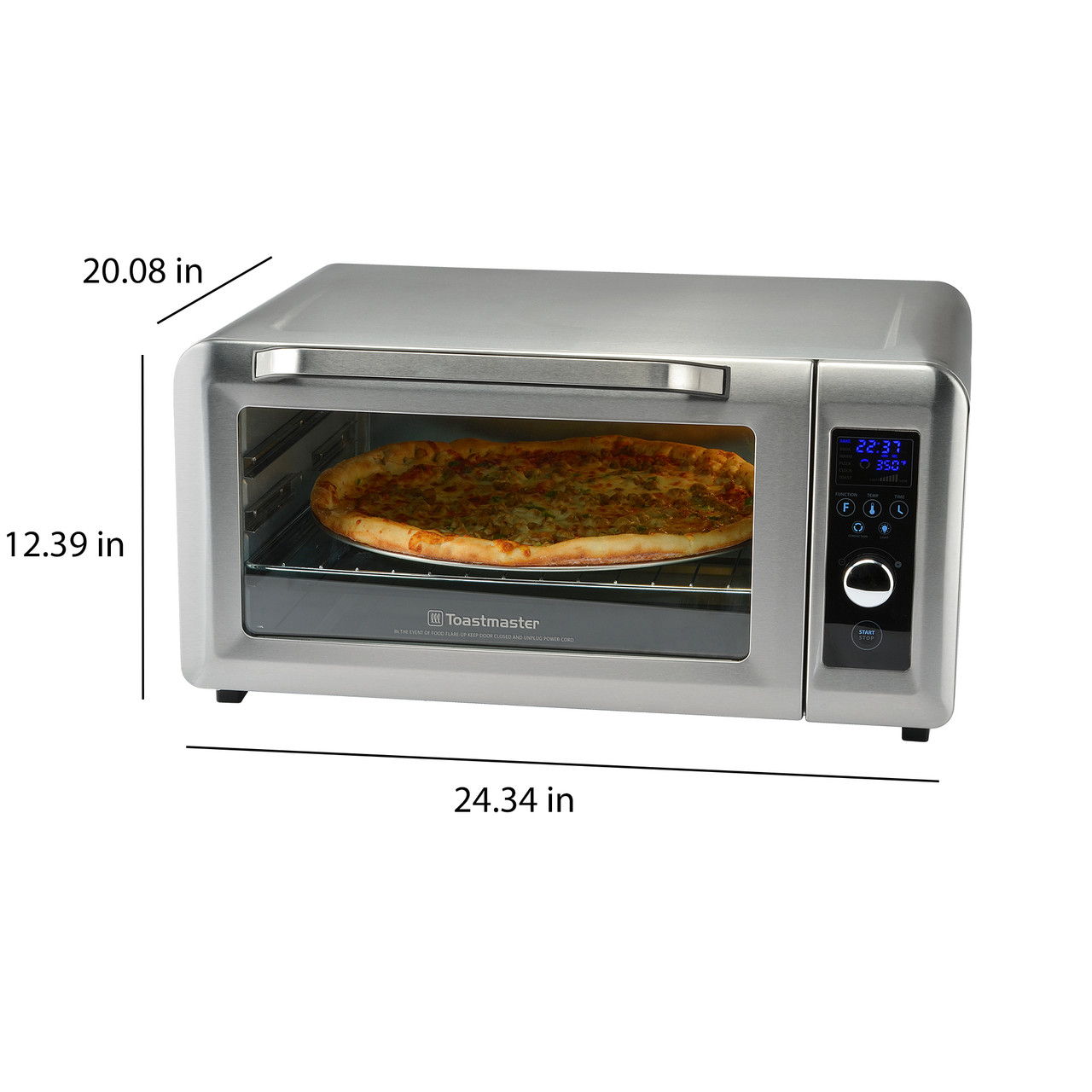 Extra Large 48L Capacity Oven with Convection and Pizza Function