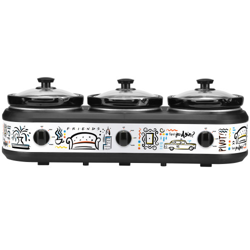 FRIENDS three insert slow cooker WBF-325 Select Brands