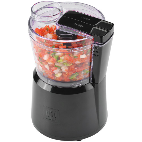 Hamilton Beach Stack & Press 3-Cup Food Chopper - Black