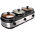 TRU three insert slow cooker BS-325LR perspective angle Select Brands