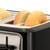 Toastmaster 4-slice cool touch toaster extra wide slots with toast TM-46TS Select Brands