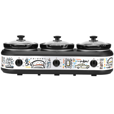 TRU Triple Slow Cooker with 3 Separate 2½ Quart Inserts