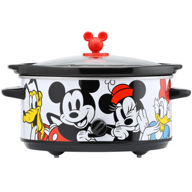 Disney DCM-200CN Mickey Mouse Slow Cooker, 2-Quart, Red/Black