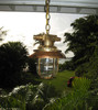 US Navy hanging hooded ship light