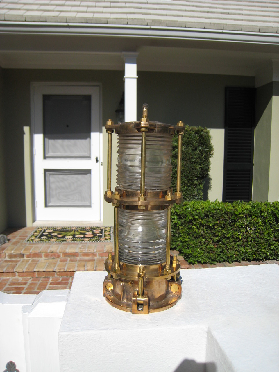 Bronze Nautical Piling Dock Light-Double stack - Nautical Decor and