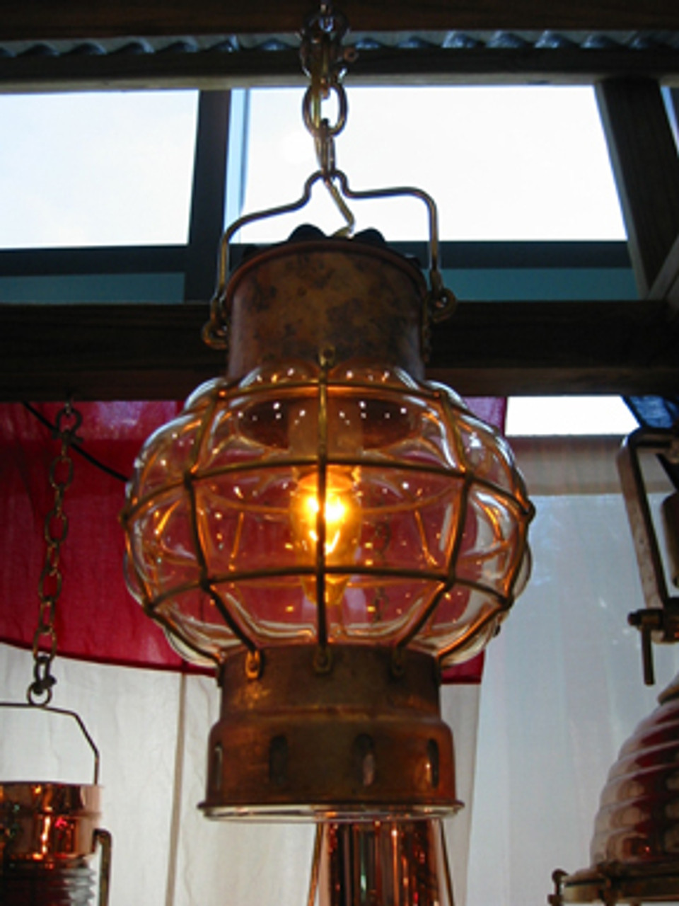 hanging marine onion shaped light