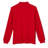 French Toast Boy Red Long Sleeve Pique Polo