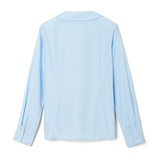 French Toast Girl Light Blue Long Sleeve Peter Pan Collar Blouse