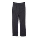 French Toast Boy Adjustable Waist Relaxed Fit Twill Husky Pants - Black