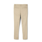 French Toast Adjustable Waist Stretch Twill Skinny Pants - Khaki