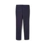 French Toast Girl Adjustable Waist Straight Leg Pants - Navy