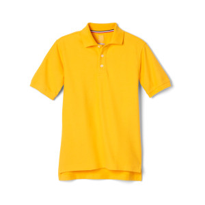 French Toast Boy Gold Short Sleeve Pique Polo