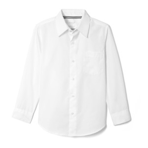 French Toast Boy White Long Sleeve Dress Shirt