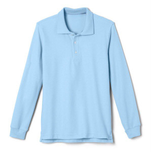 LONG SLEEVE POLO SHIRT W/ MARION P. THOMAS - STEAM ACADEMY LOGO