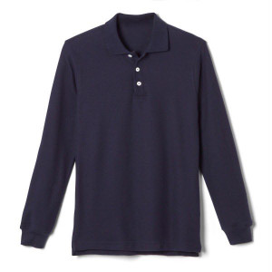 LONG SLEEVE POLO SHIRT W/ MARION P. THOMAS - PAC ACADEMY LOGO