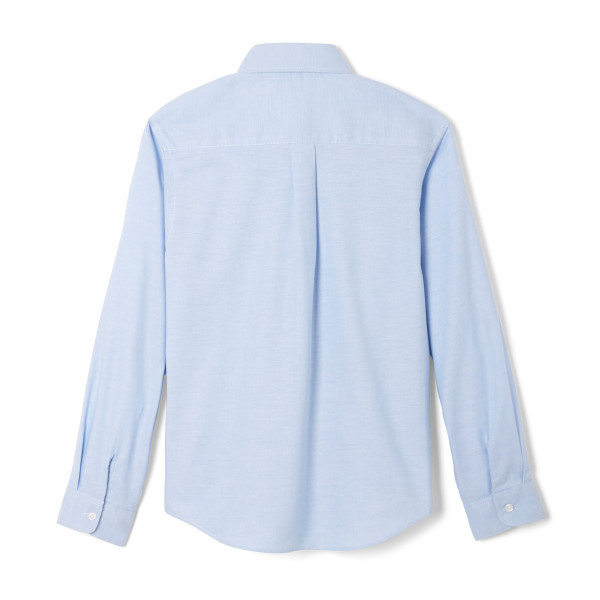LONG SLEEVE OXFORD SHIRT W/ EAGLE ACADEMY LOGO