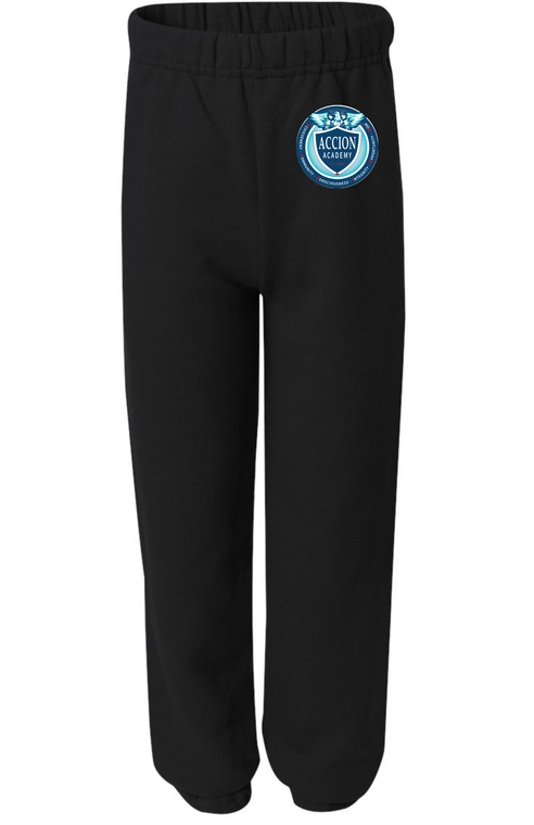 GYM SWEATPANTS W/ ACCION ACADEMY PRINTED LOGO