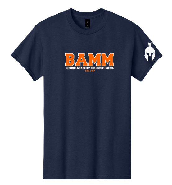GYM T-SHIRT W/ BAMM PRINTED LOGO