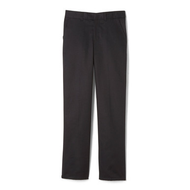 Mavezzano Husky Fit Boys' Wool Blend Black Dress Pant