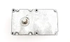 Closeup of auger shaft, gear motor housing