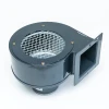 Angle view of air intake, mounting flange