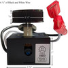 Side view of 842-0370 rheostat with dial, locking washer