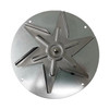 Top view of 6 petal impeller fan blade and circular mounting bade. Gasket included.