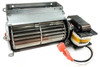 Front view of blower as installed with wiring leads