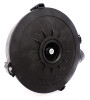 Bottom view of blower housing
