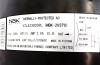 Motor ID sticker and technicial specifications