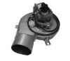 Angle view of snorkel, air discharge and motor