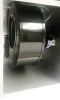 Closeup of centrifugal blower, capacitor and box