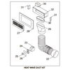 Regency 946-517/P Heat Wave Duct Fan Assembly - 130 CFM Convection Blower