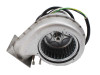 Bottom view of centrifugal draft inducer blower