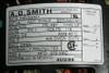 Motor ID sticker and technical specifications
