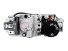 Top view of valve knobs, controls and adjustments
