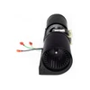 Side view of blower composite wheels