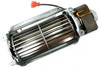 Top view of ball bearing motor, wheel and wiring leads