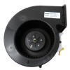 Side view of blower housing, impeller wheel