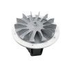 Top view of impeller fan blade, gasket