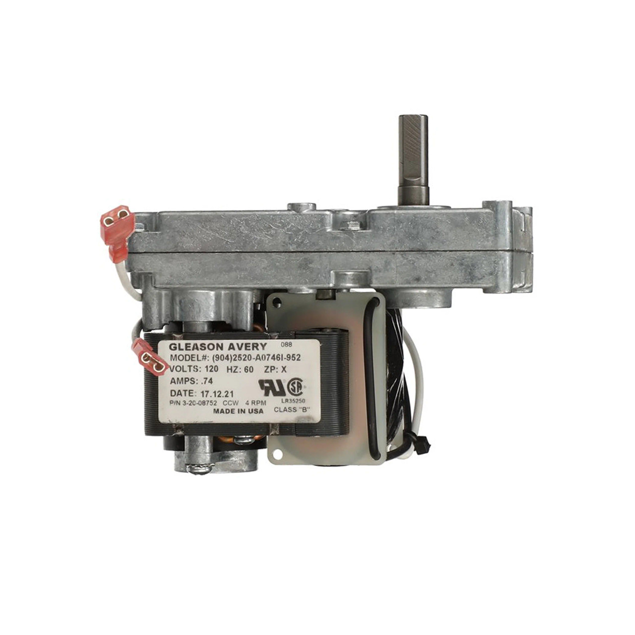 Harman 3-20-08752 Auger Feed Motor, 4 RPM (CCW)