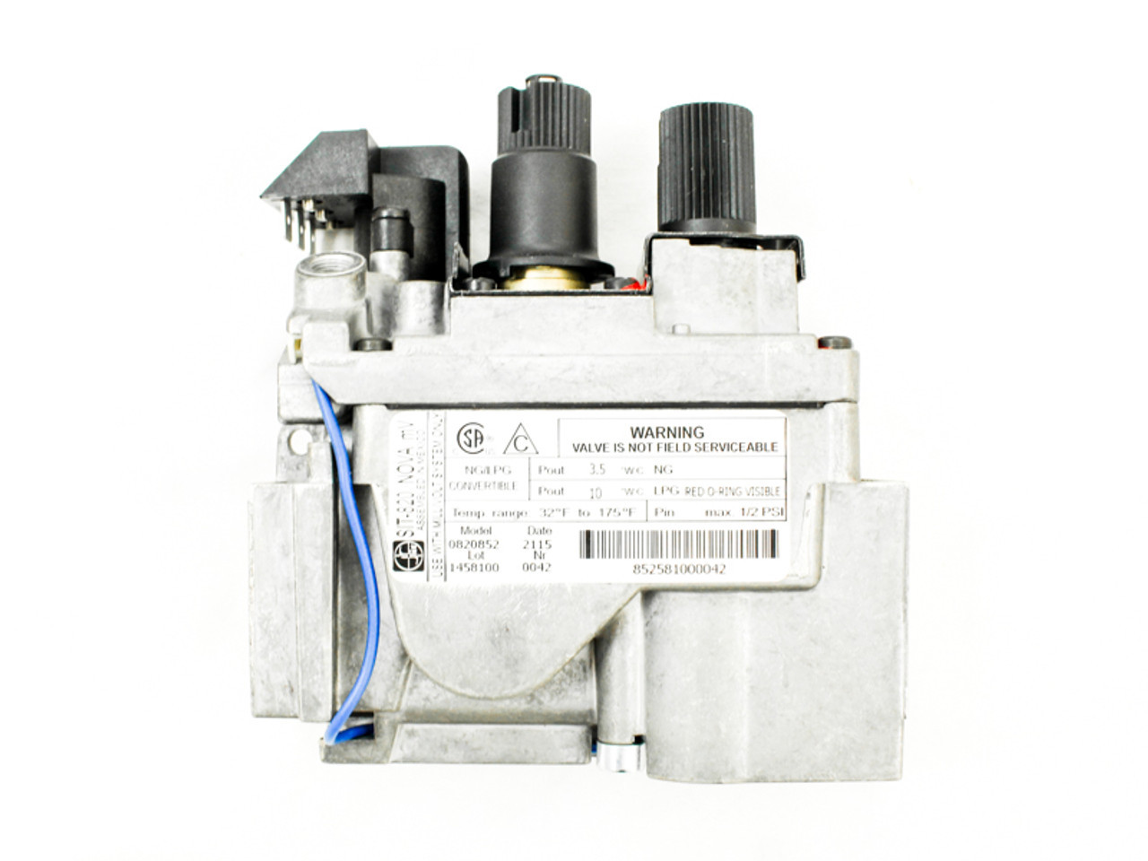 SIT 0820852 Gas Valve for Intrepid & Stardance Gas Stoves | NG