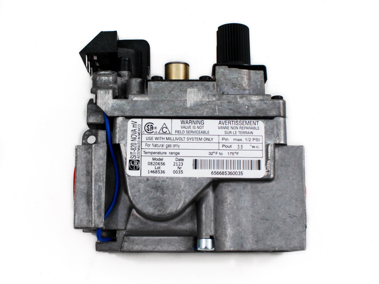 SIT (0820656) Millivolt Natural Gas (NG) Valve