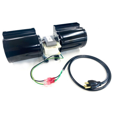 GFK-160C blower kit for fireplace with AUX300 and IFT-ACM control modules.